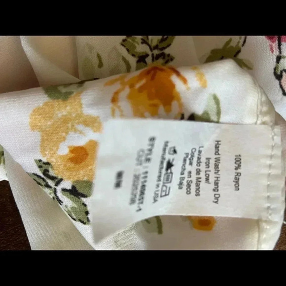 Chris and Carol Rayon Floral Tank - Picture 6 of 6